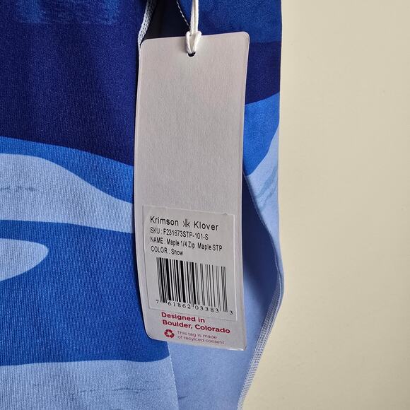 Krimson Klover Women’s Size S Maple Leaf Baselayer Top Ski Thermal - Picture 2 of 4